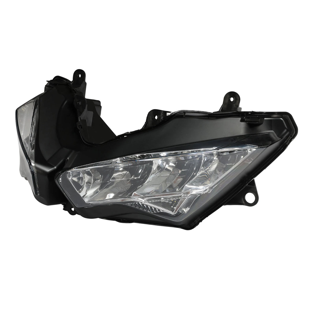 LED Front Headlight Assembly & Fairing Stay Bracket for Kawasaki Ninja 650 (2020–2025)