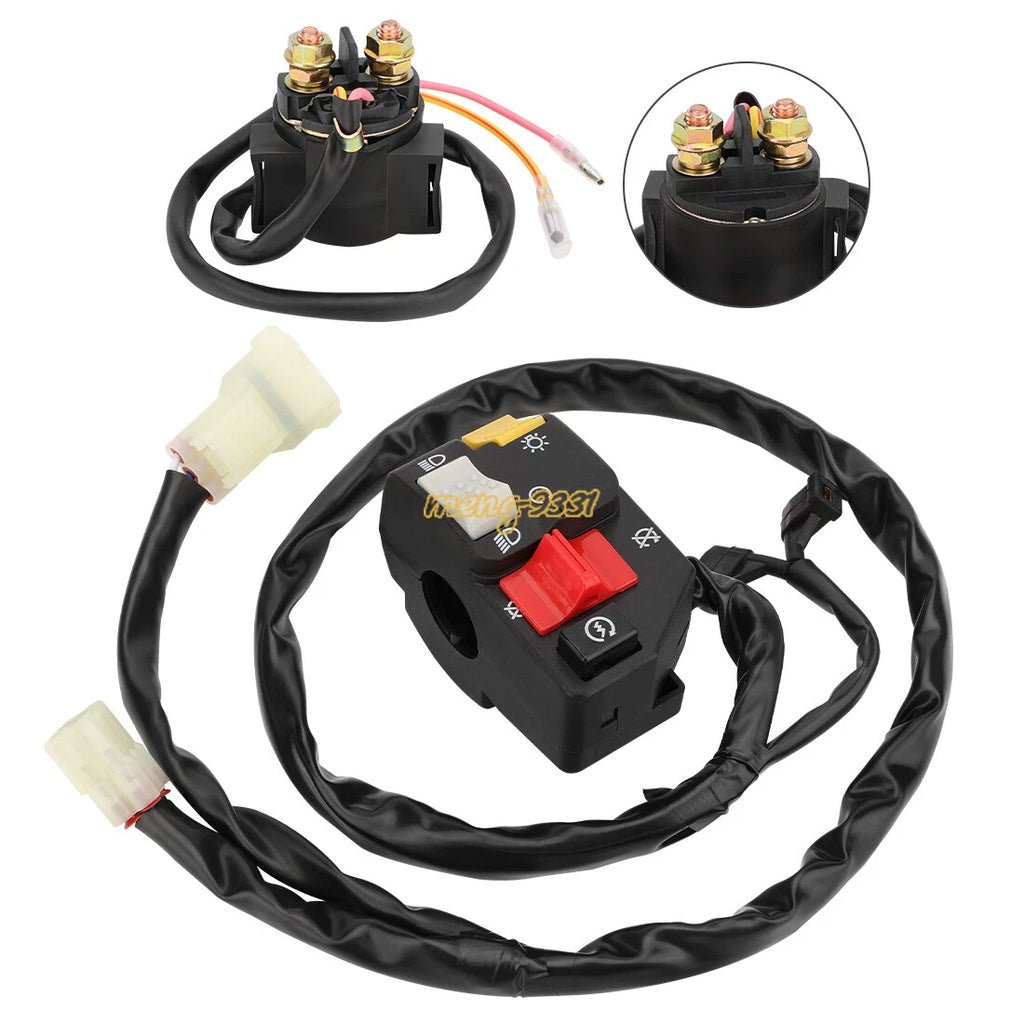 Handlebar Switch & Starter Relay for Honda Sportrax 400 TRX400EX (1999–2004)