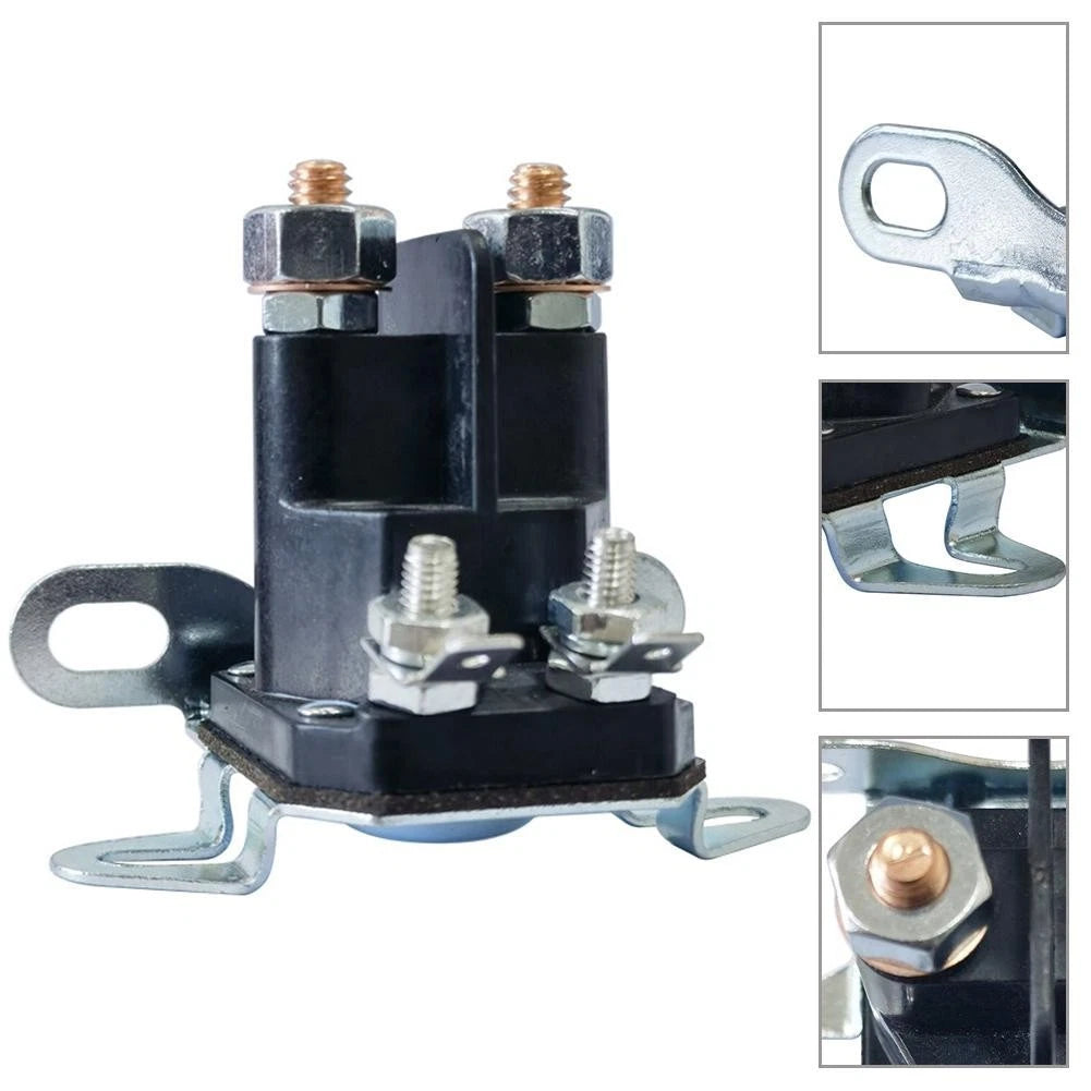 Starter Solenoid 4 Pole 4 Terminal for Ride On Tractor Snowmobile