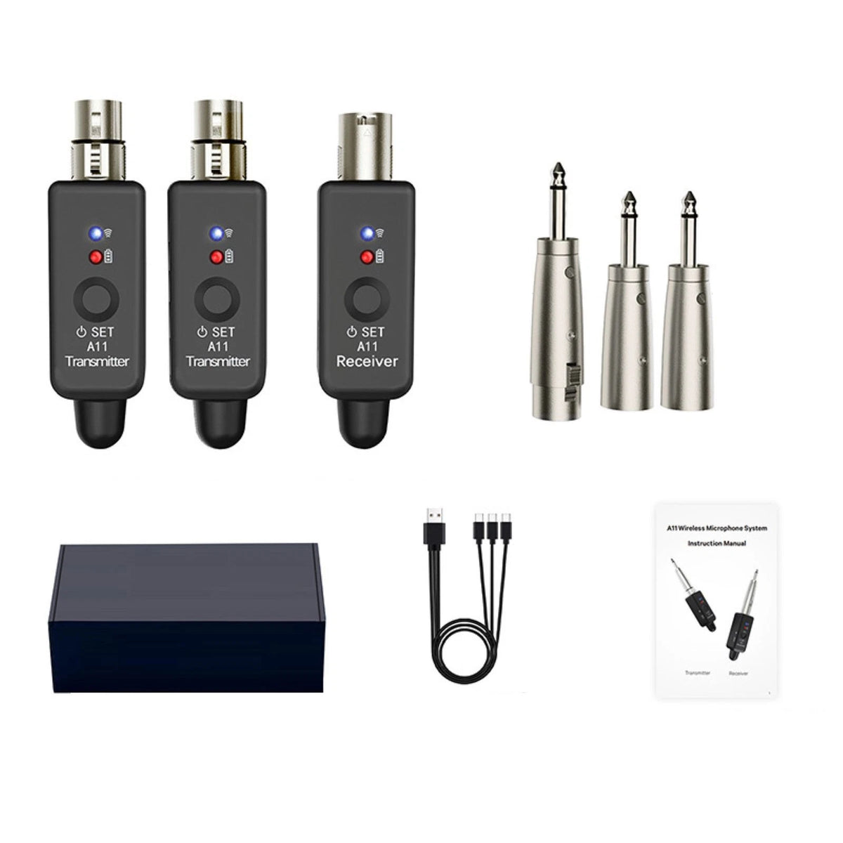 Audio Transmitter & Receiver for Multiple Microphone (Universal)