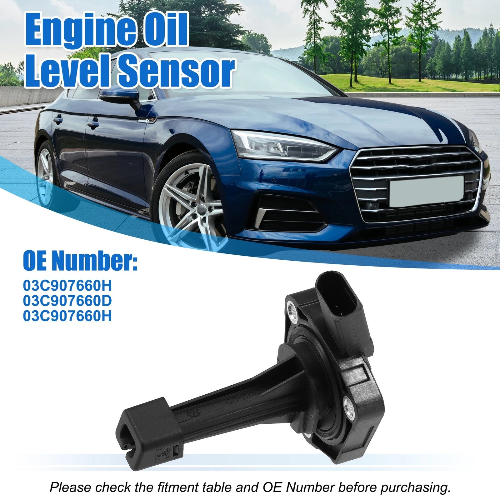 Oil Level Sensor Replacement for Audi A4 A5 A6 (2009–2018)