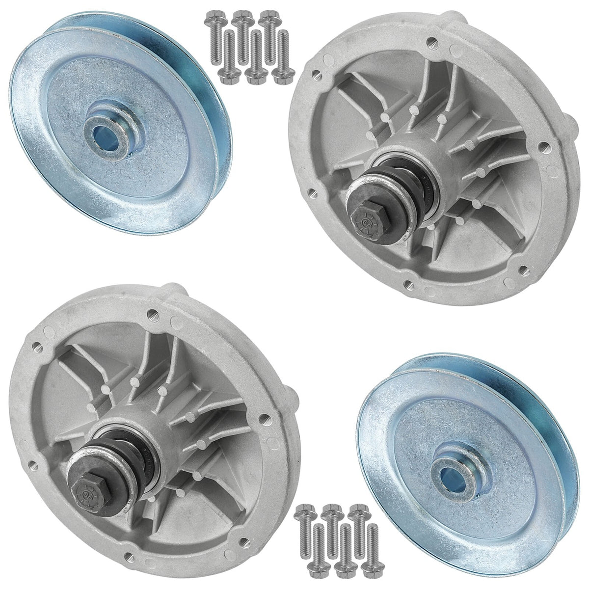 Deck Spindle and Pulley Replacement for Exmark QST20BE422 Quest (2005–2015)