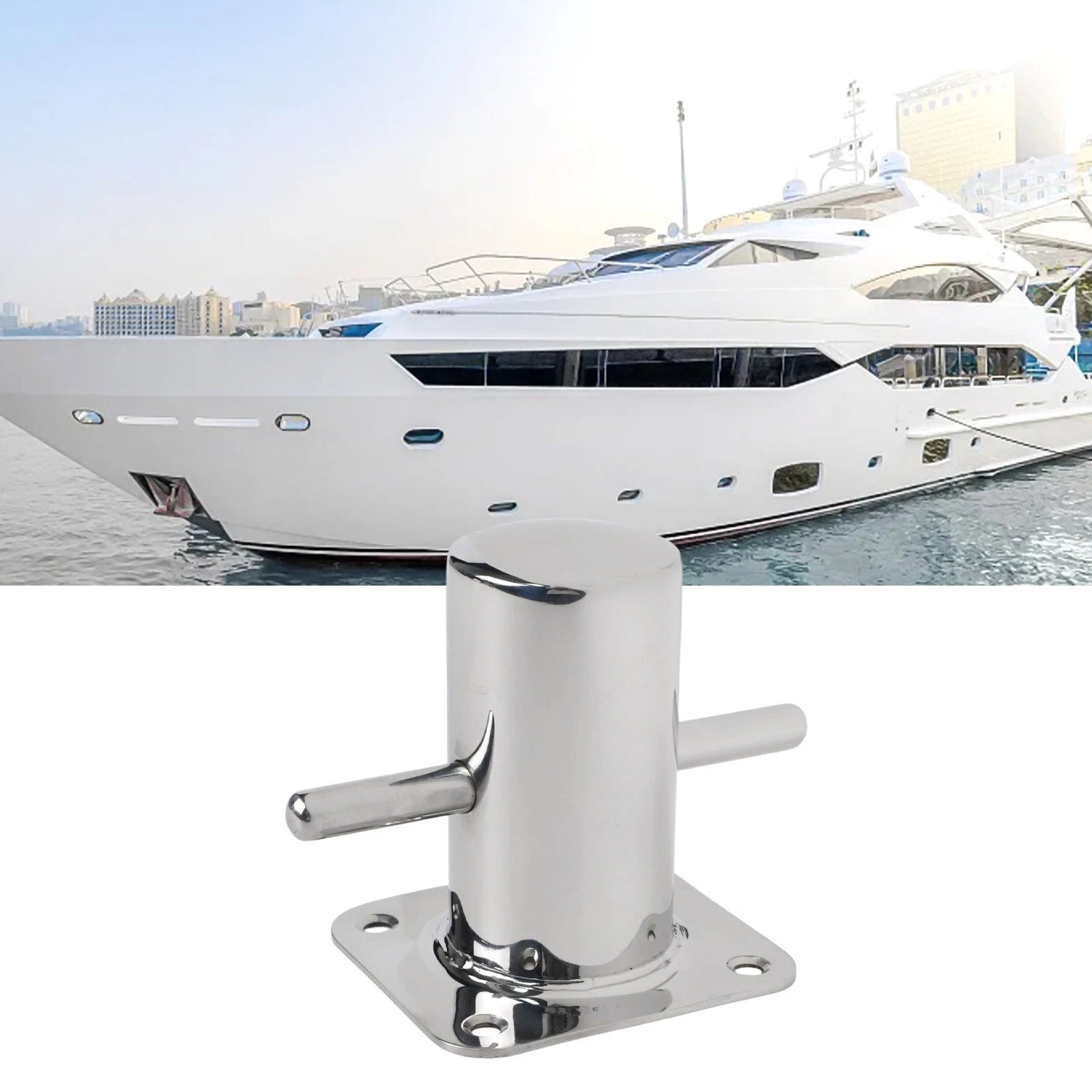 60mm Polished Stainless Steel Mooring Column for Diverse Applications