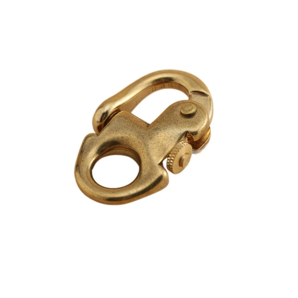 Brass Snap Shackle for Secure Attachment (42g)