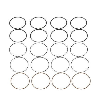 Set of 4 Piston Rings Kit STD 75MM for Honda CBR1000RR Fireblade (2004–2007)