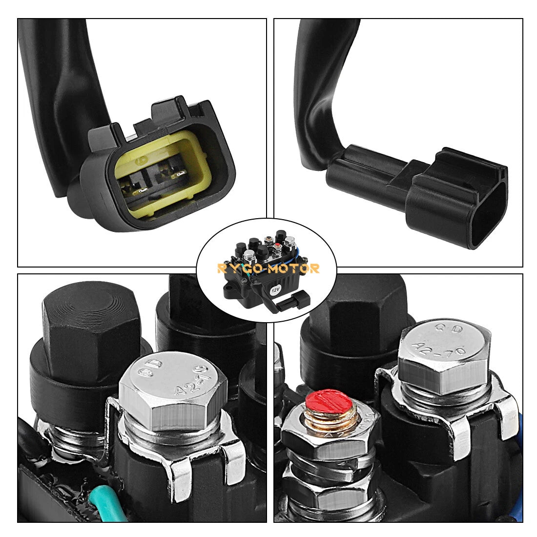 Engine Trim Relay Solenoid Box for Yamaha (63P-81950-00-00)