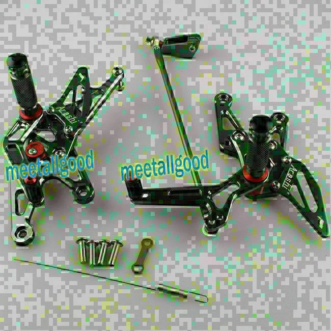 CNC Rearset Footpegs for Yamaha YZF R1 (2007–2008) GP Shift Grey