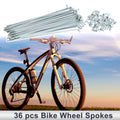 Bicycle Spokes Nipple Replacement Set Carbon Steel 12G 152mm for Universal (—)