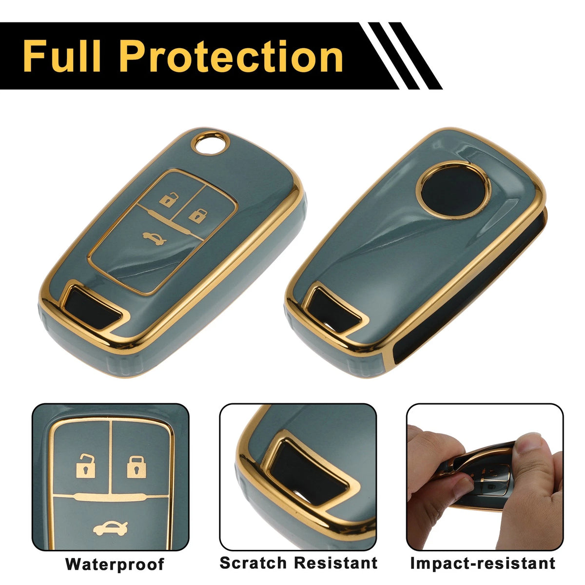 TPU Car Key Case for Opel Vauxhall Astra HJK (2010–2019)