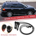 3PCS Ignition Coil Cable Spark Plug Wire Replacement for Hyundai Santa Fe (2010–2018)