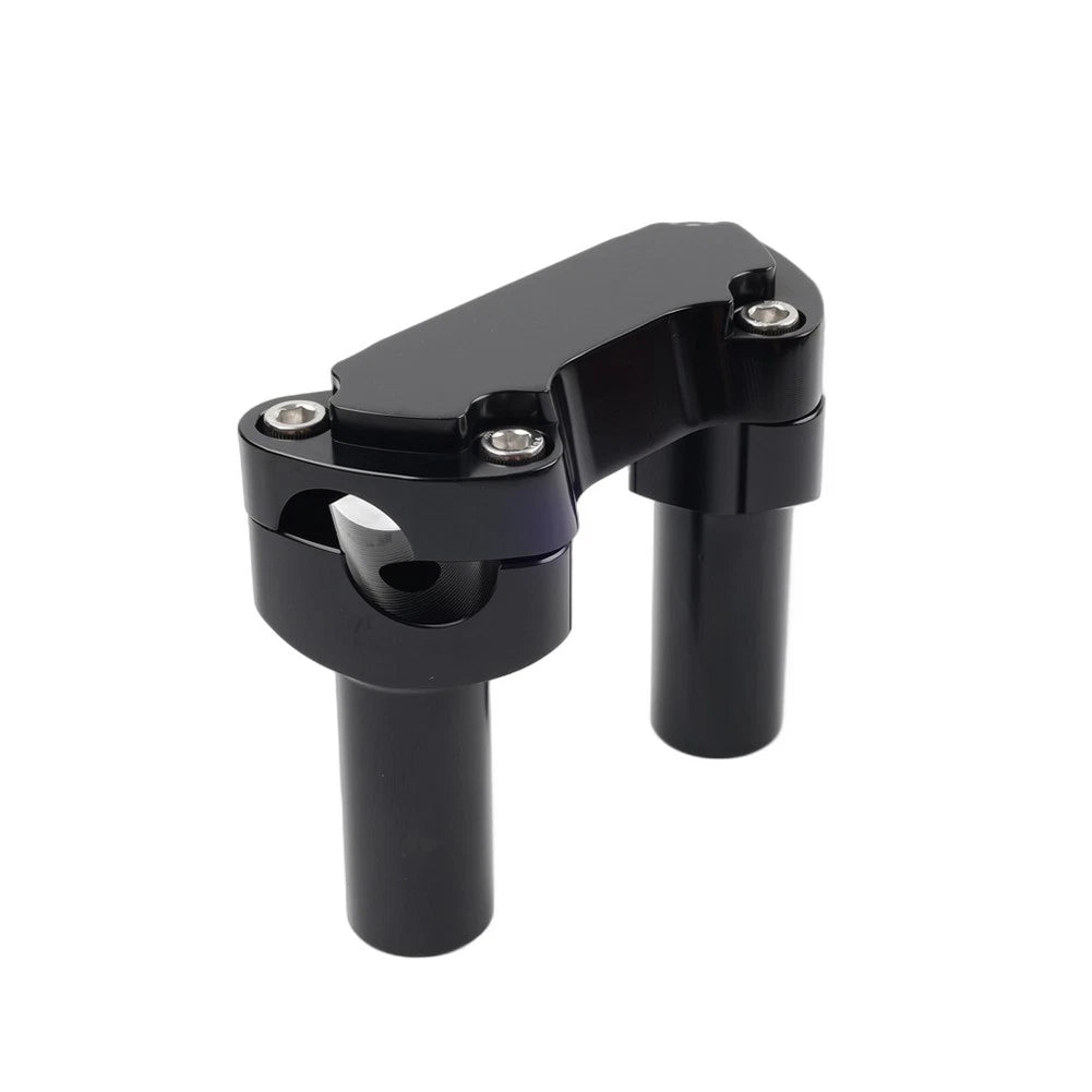 3.5" Straight Handlebar Riser & Top Clamp for Harley Dyna, Road Glide