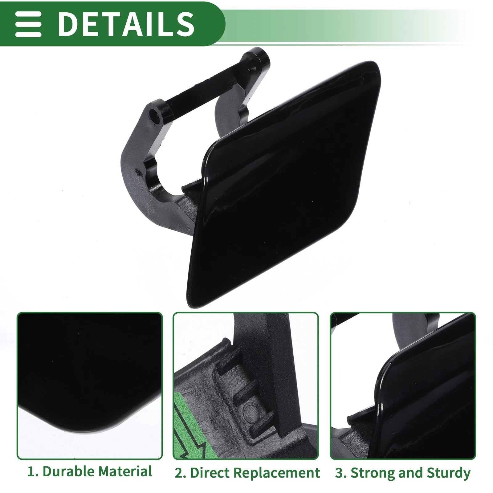 Front Left Headlight Washer Nozzle Cover for Mercedes-Benz (2008–2015)