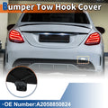 Rear Car Bumper Tow Hook Cover Replacement for Mercedes-Benz C-Class (2015–2021)