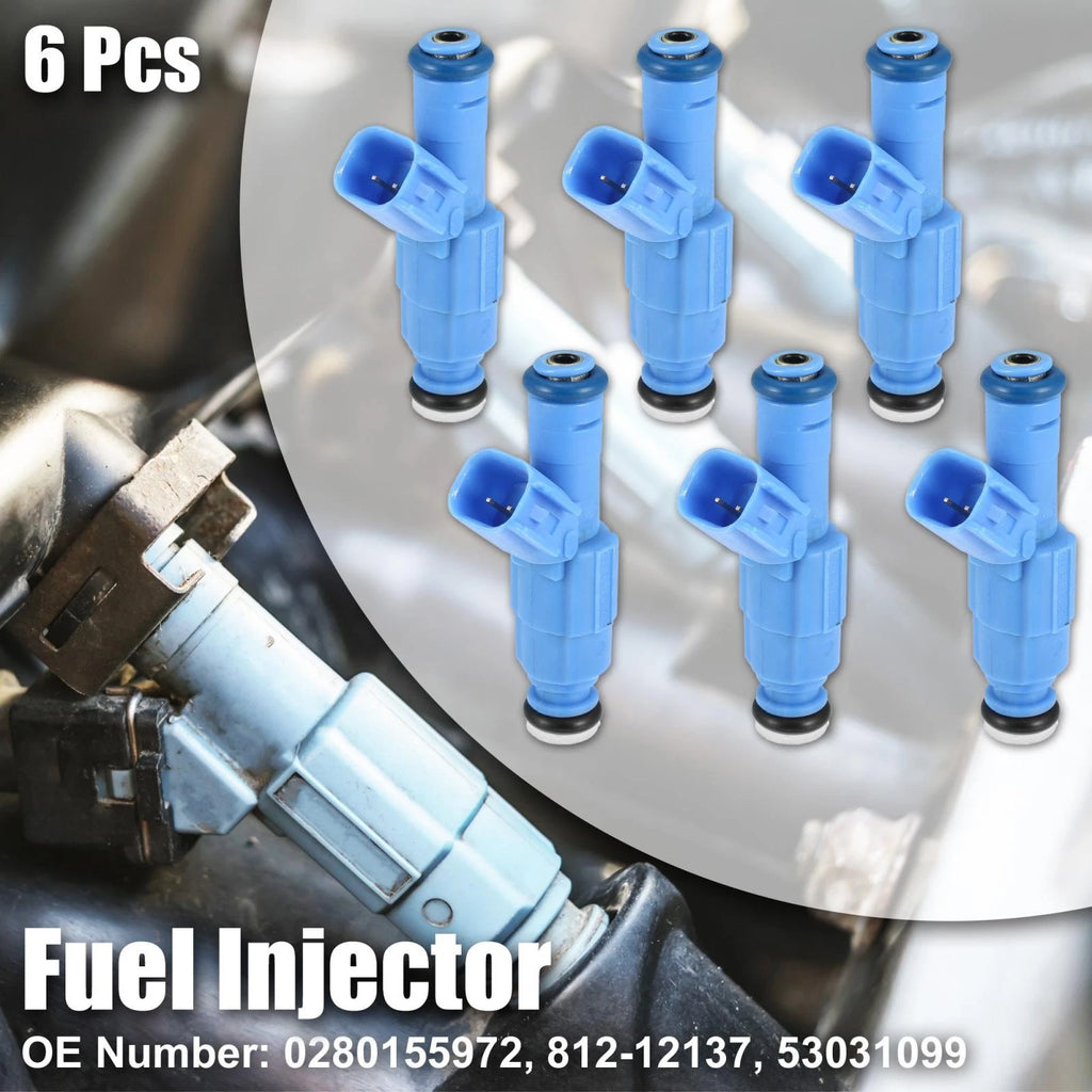6pcs Fuel Injectors OEM Replacement for Dodge Ram 1500 3.7L (2002–2003)
