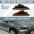 LED Side Marker Lights Pair Amber Lens for BMW X3 (2011–2014)