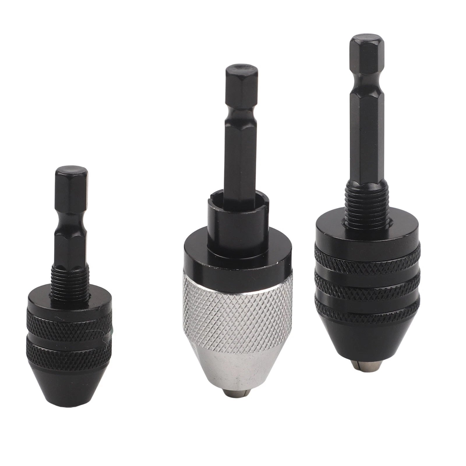 3 Piece Drill Chuck Adapter Hex Shank Quick Change Tool for