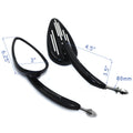 Set of 2 Black Rear View Mirrors for Harley (1982–Present)