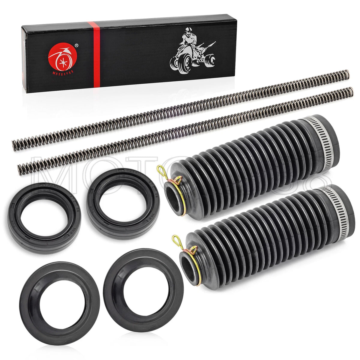 Heavy Duty Front Fork Springs & Dust Seals for Honda XR100R CRF100F (2000–2023)