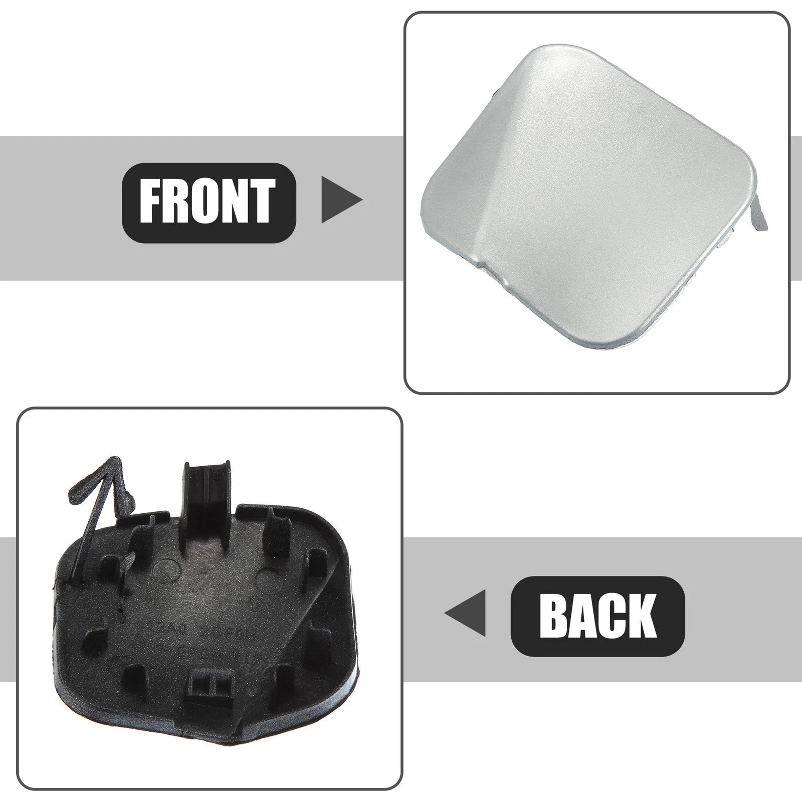 Tow Hook Cap for Nissan Altima (2013–2018) - Silver Tone