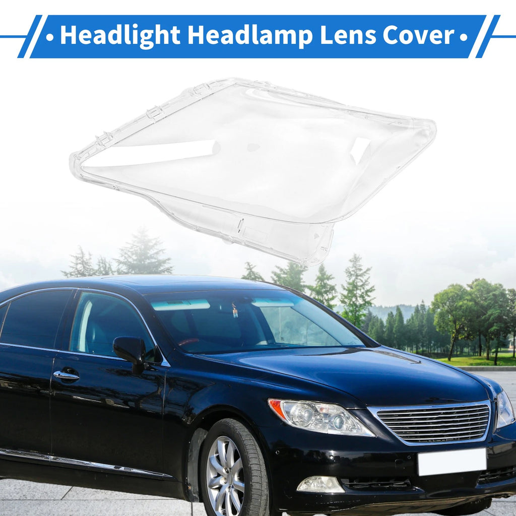 Headlight Lens Cover Front Left Replacement for Lexus LX570 (2007–2012)