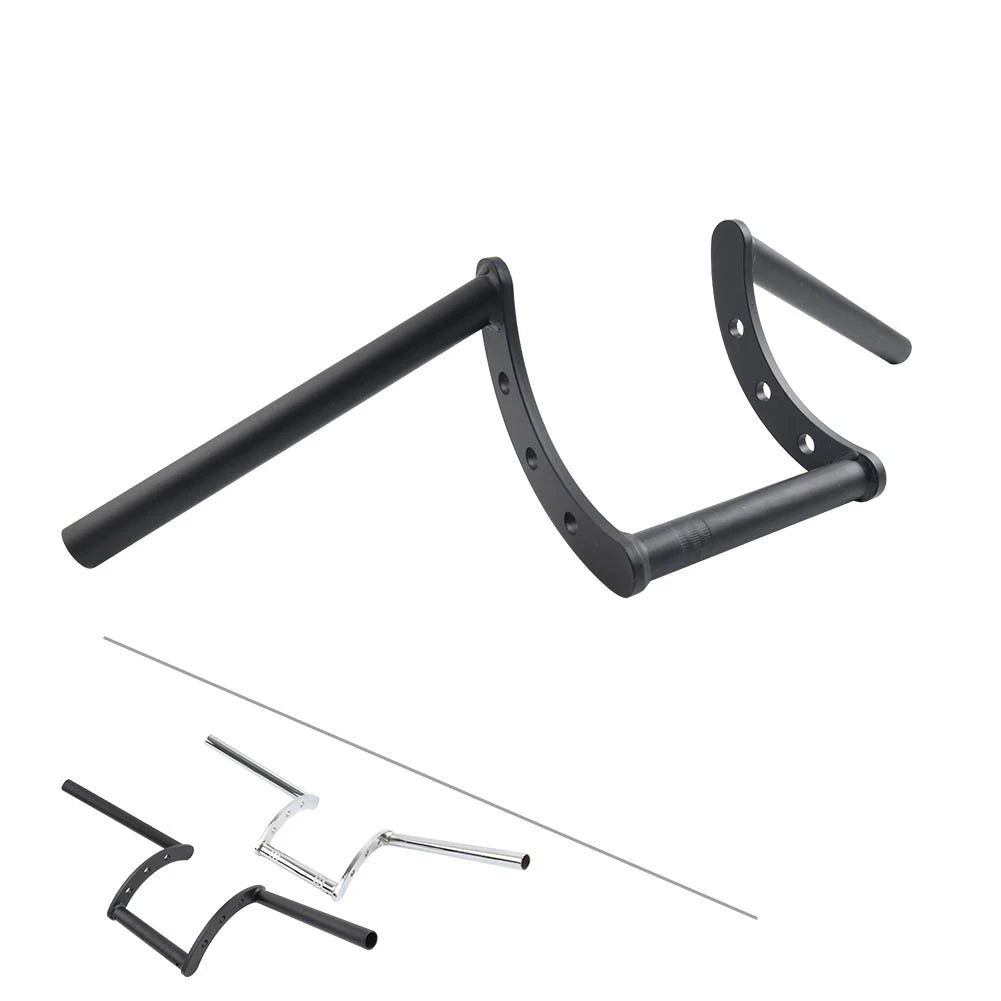 1'' Z Bar Drag Handlebar for Harley, Honda, Chopper Cruiser