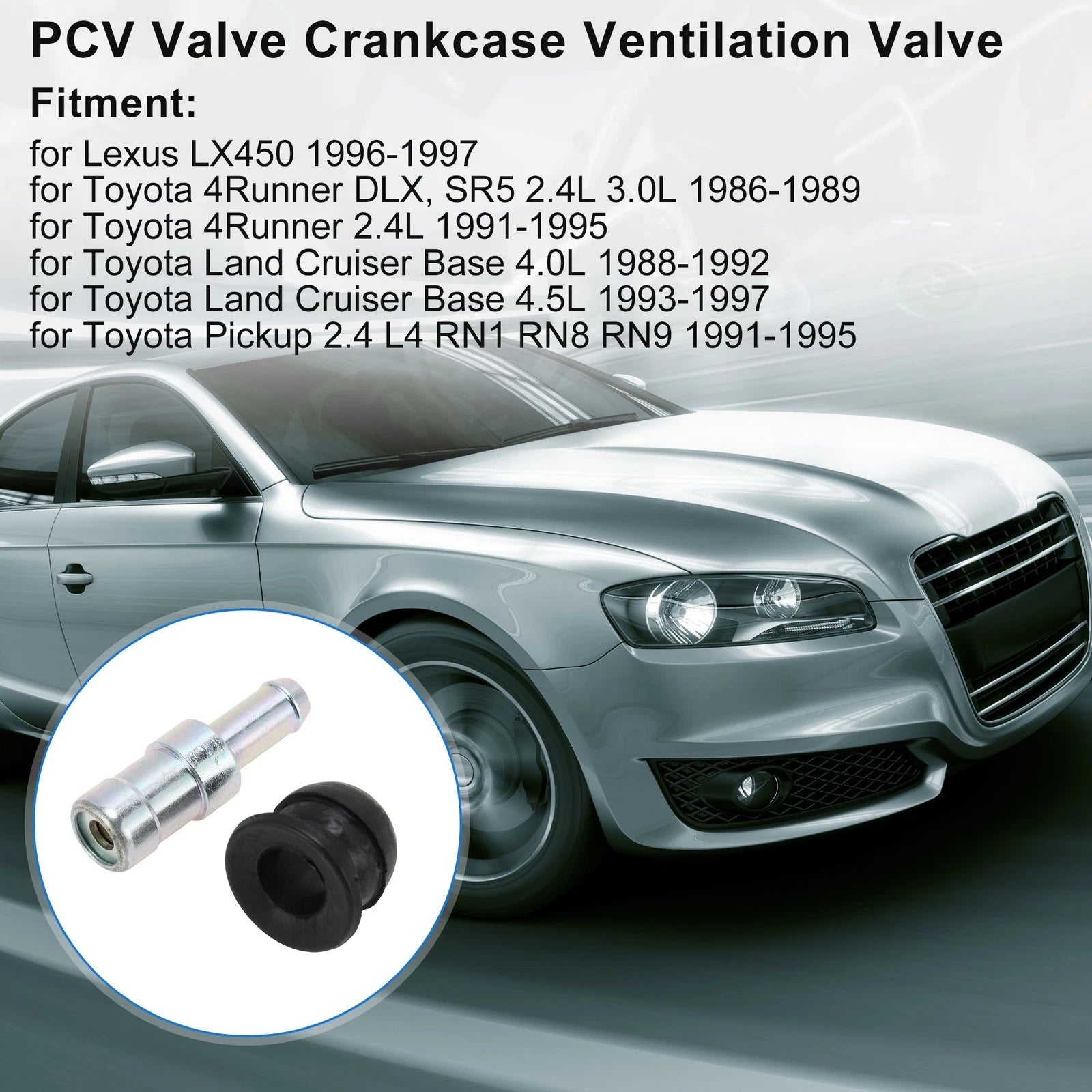 PCV Valve Replacement for Lexus LX450 1996–1997 2 Pack