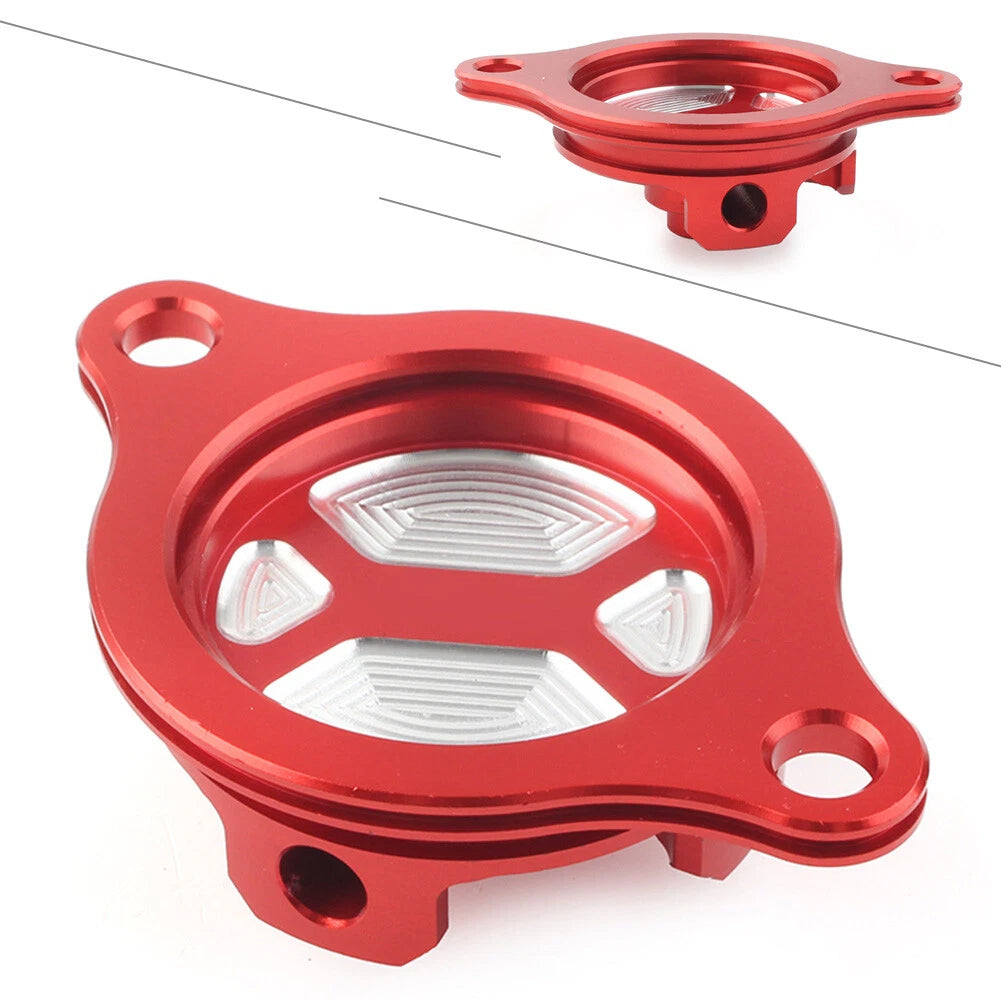 CNC Oil Filter Cap Cover for Honda CRF450X (2005–2017) CRF450R (2002–2008)