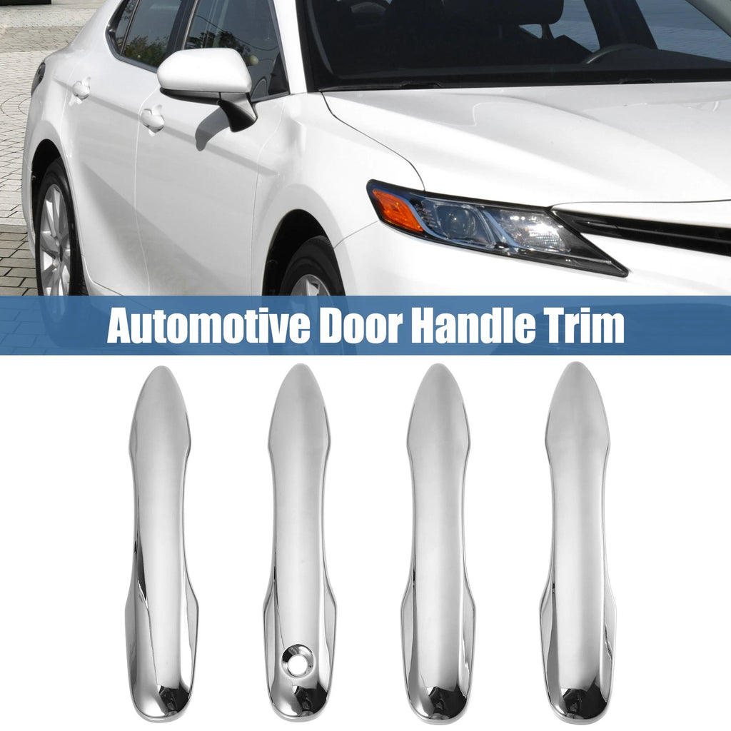 Door Handle Cover Front Set for Toyota Camry (2018–2023) Chrome Silver