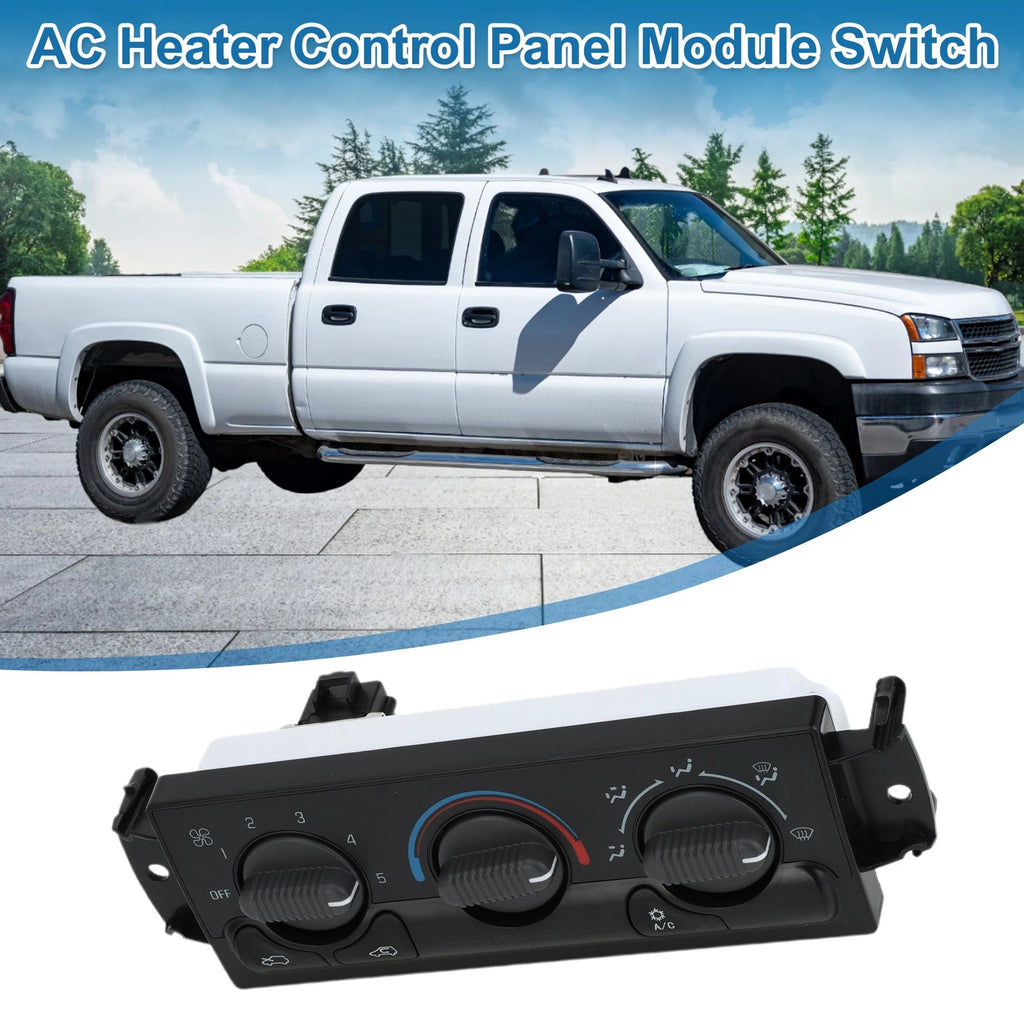 HVAC A C Heater Climate Control Panel for Chevrolet Silverado 1500 2500 (1999–2001)