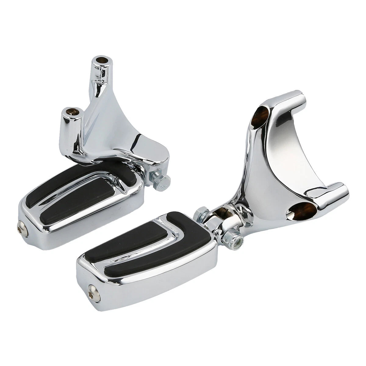 Chrome Footpeg Mounts for Harley Sportster XL 883 1200 (2004–2013)