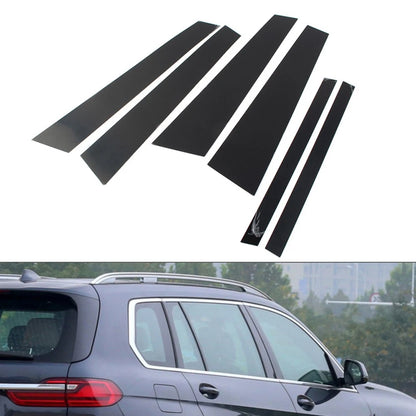 8Pcs Car Door Window Column B C Pillars Posts Trims for BMW X7 G07 (2019–2021)