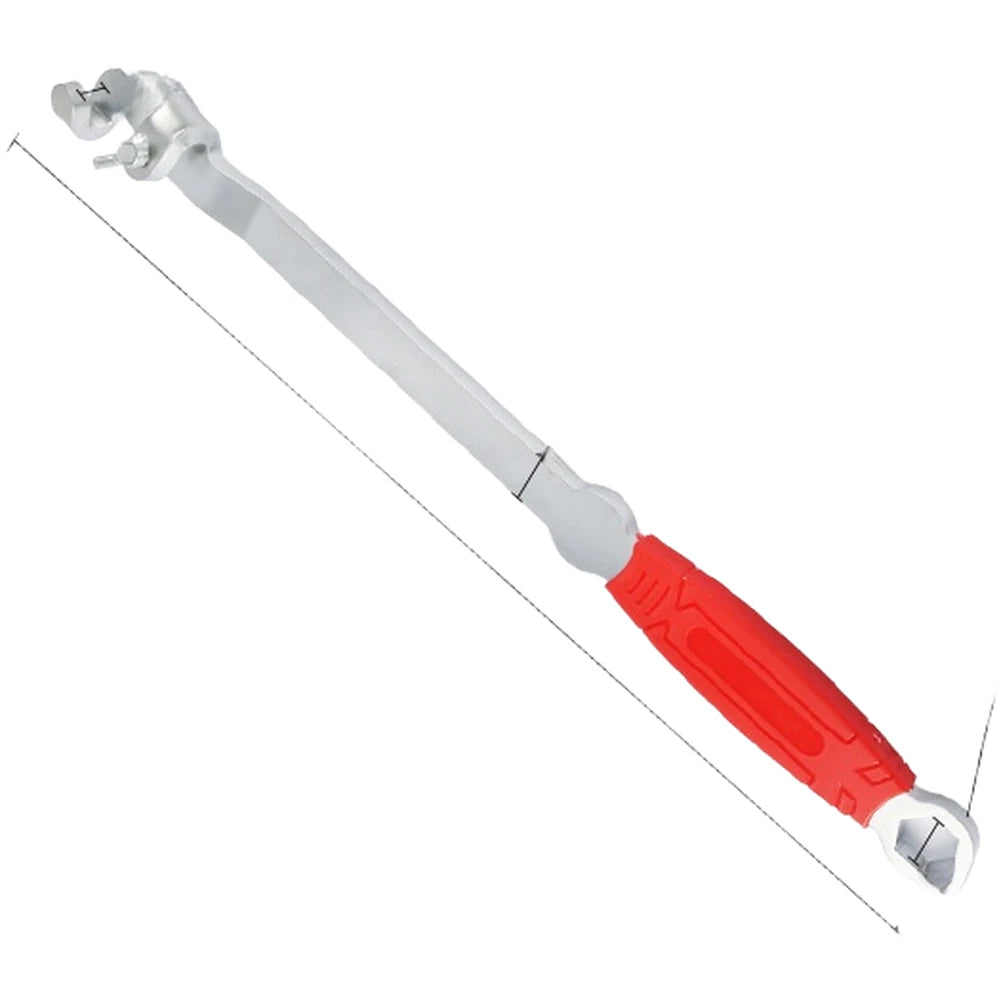 400mm Alloy Steel Wrench Extension Bar with Non Slip Handle for Socket Spanner