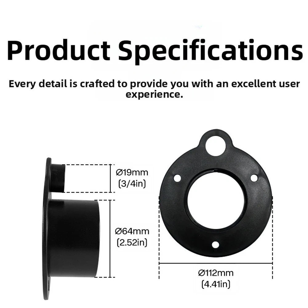 Marine Cable Grommet for Outboard Wire and Hose Protection (ABS Plastic)