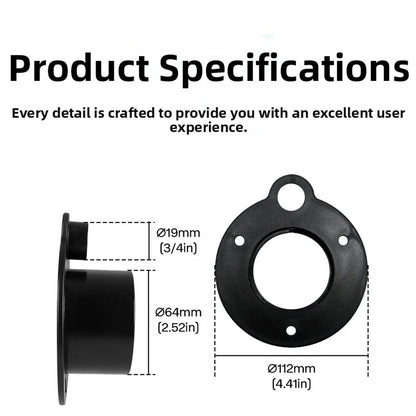 Marine Cable Grommet for Outboard Wire and Hose Protection (ABS Plastic)
