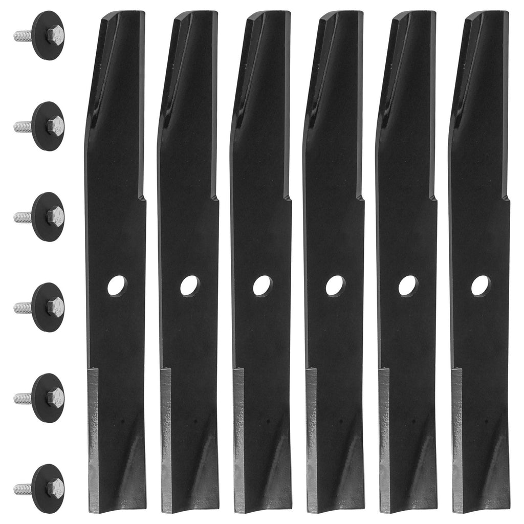 46 Inch Deck Blade with Bolt Replacement for John Deere 116 120 140 185 (196)