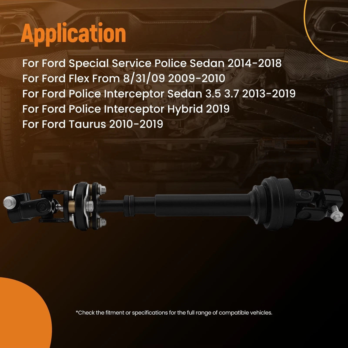 Lower Steering Column Shaft for Ford Taurus (2009–2019)