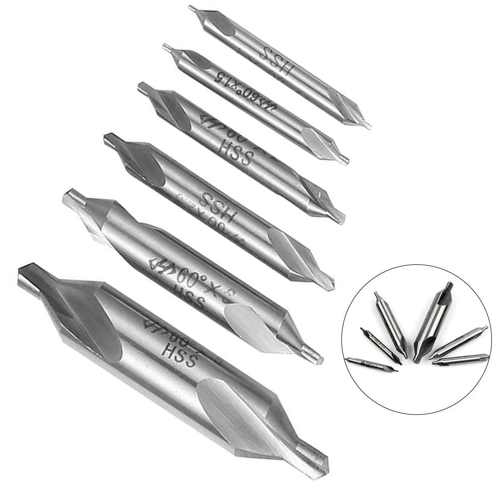 Center Drill Set for Automotive Applications (5/3/2.5/2/1.5/1mm)