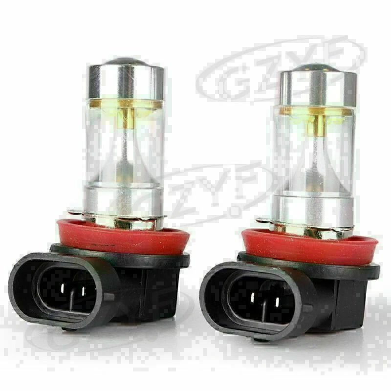 2pcs H11 led 30W LED White Fog Light Head Tail Driving Light Bulb DRL Lamp