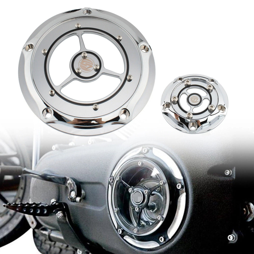 Chrome Alternator Stator Cover for Harley Road King Glide (2007–2016)