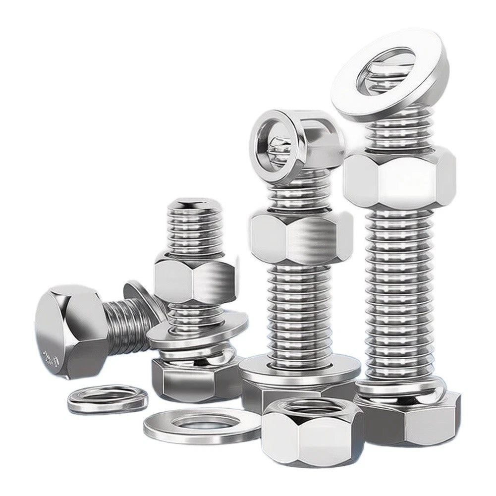Stainless Steel Hex Bolt Nut Kit for M6 (Outdoor Indoor)