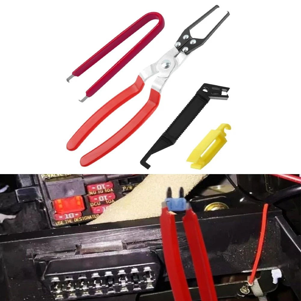 Set of 4 Relay Fuse Pullout Pliers for Vehicle Electrical Use