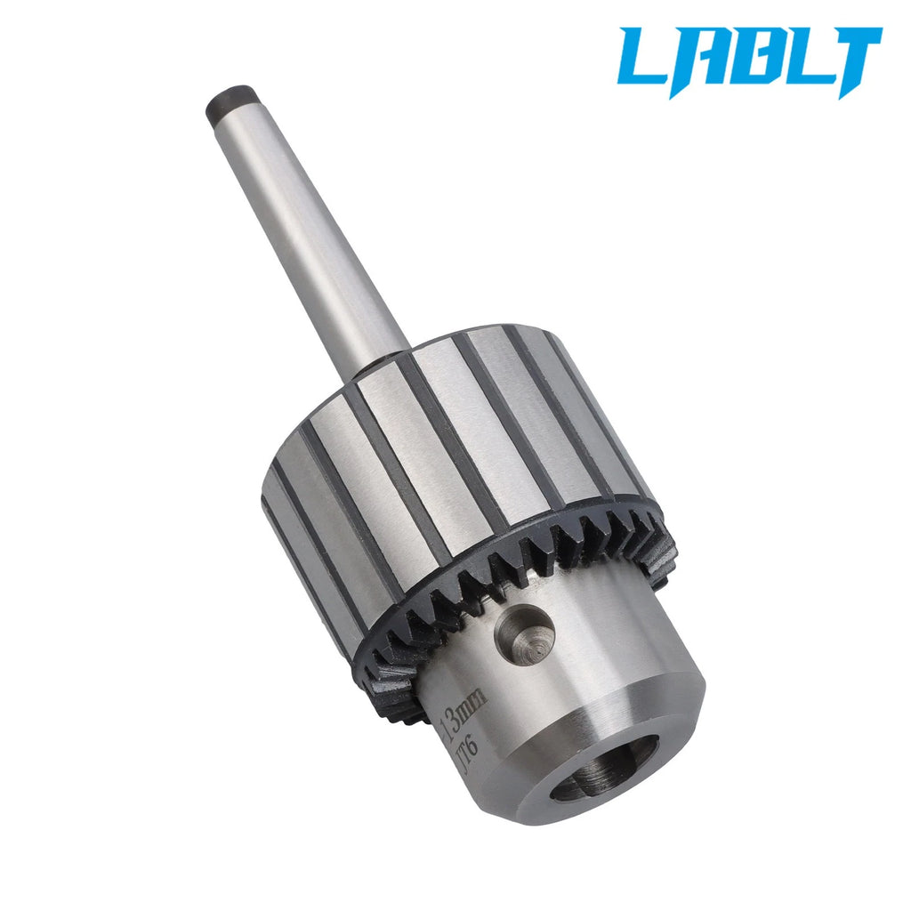1/2" Precision Keyed Drill Chuck with MT1-JT6 Arbor for Lathes & Drill