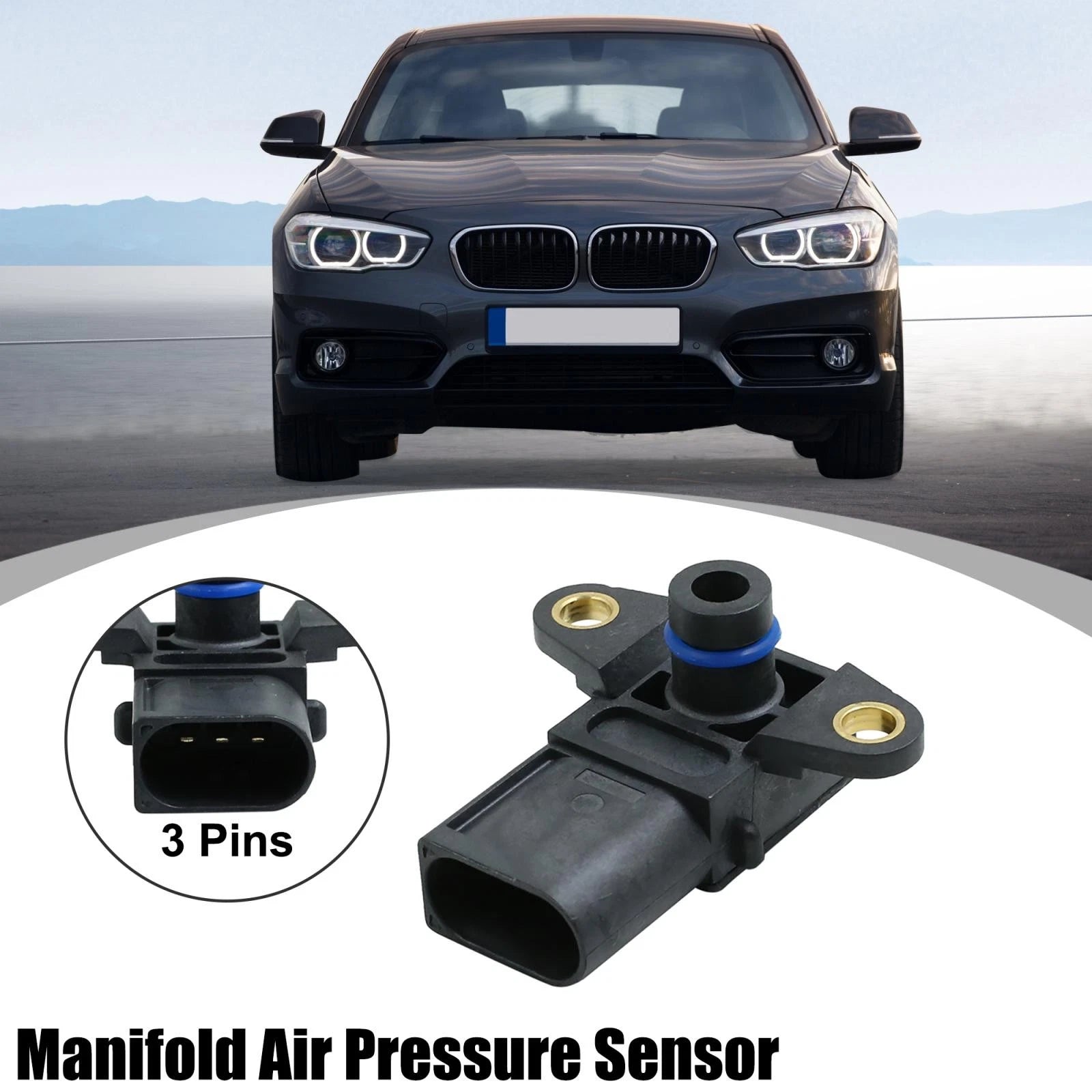 Manifold Air Pressure Sensor Replacement for BMW 1 Series 3 Series X3 X4 (2008–2016)
