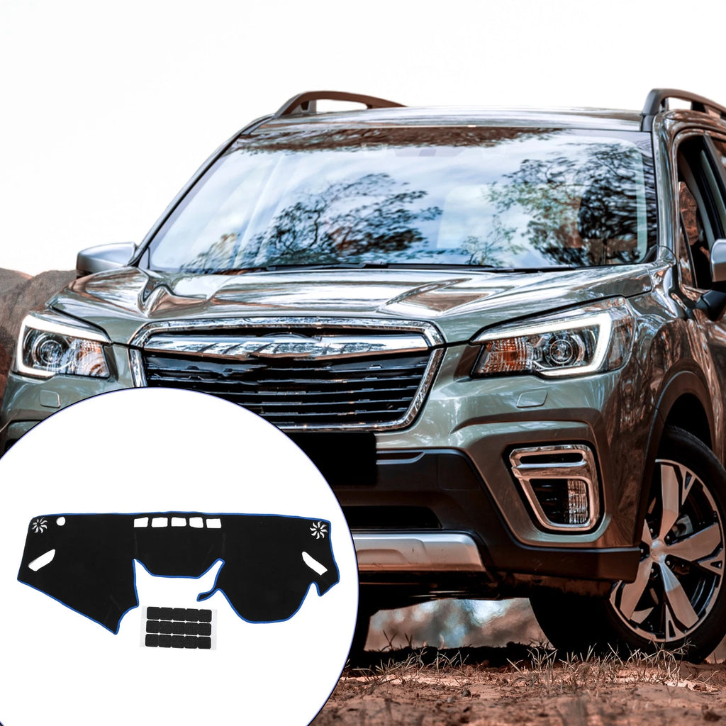 Dashboard Dash Cover Mat Replacement for Subaru Forester (2018–2024) Black