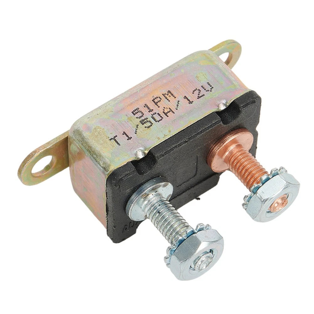 Circuit Breaker for Auto (1.248"x0.693"x0.8", Copper Stud Bolt)