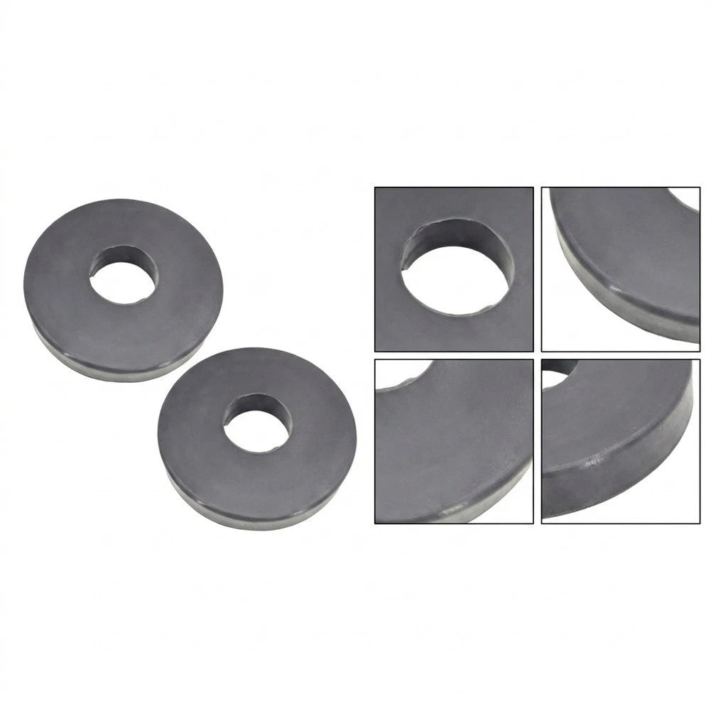 Set of 4 Weight Plate Spacers for Barbell Plates - High-elasticity Rubber