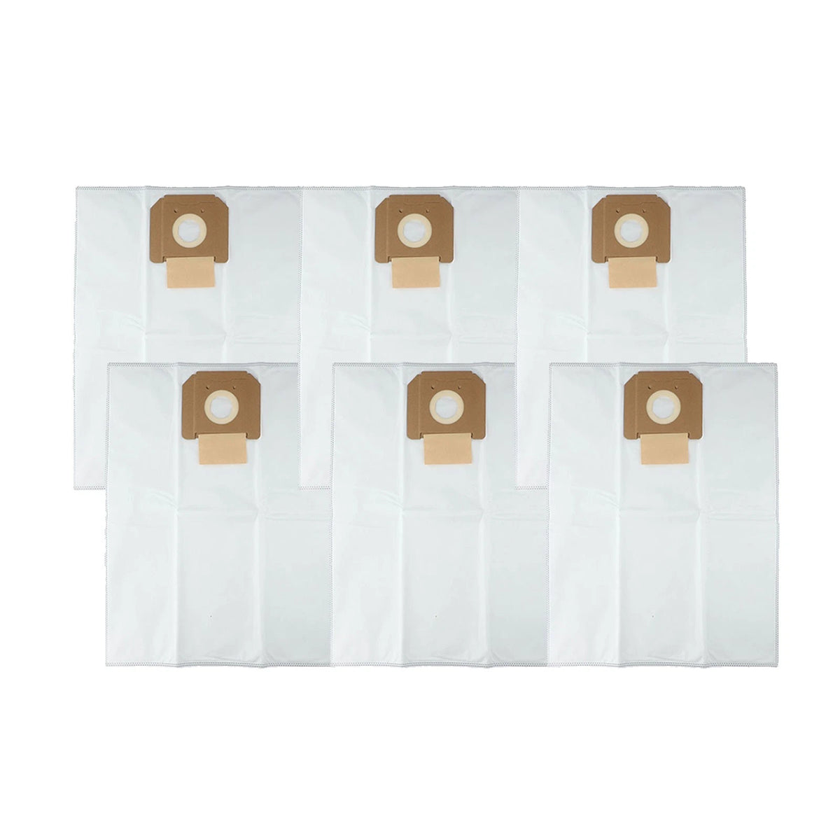 Replacement Fleece Bags for Bosch GAS 35 L AFC M AFC SFC+ Vacuums (6 Pack)