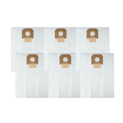 Replacement Fleece Bags for Bosch GAS 35 L AFC M AFC SFC+ Vacuums (6 Pack)