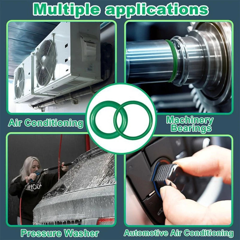 Seal Kit for Automotive Air Conditioning Compressor O Rings Rubber Gasket Set