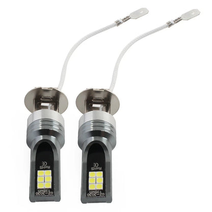 H3 12SMD LED Fog Light Bulb for Universal Fit (2010–2023)